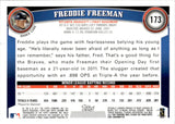2011 Freddie Freeman Topps Chrome ROOKIE RC #173 Atlanta Braves 3