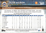 2015 Jacob DeGrom Topps SERIES 2 WEARING SUNGLASSES SP PHOTO VARIATION #387 New York Mets