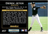 1993 Derek Jeter Pinnacle ROOKIE RC #457 New York Yankees