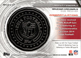 2014 Larry Fitzgerald Topps NFL KICKOFF COMMEMORATIVE COIN #NFLKC-LF Arizona Cardinals