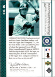 2003 Ichiro Upper Deck MVP COVERING THE BASES GAME-USED BASE #CB-15 Seattle Mariners