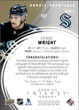 2022-23 Shane Wright Upper Deck Trilogy ROOKIE PREMIERES AUTOGRAPH LEVEL 1 143/149 RC AUTO #147 Seattle Kraken