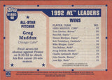 2026 Greg Maddux Topps Series Two 1991 DESIGN ALL-STAR GOLD MOJO REFRACTOR AUTOGRAPH 43/50 AUTO #91ASC-48 Chicago Cubs