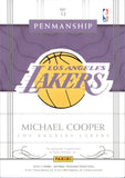 2016-17 Michael Cooper Panini National Treasures PENMANSHIP AUTO 17/25 AUTOGRAPH #13 Los Angeles Lakers