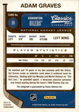 2012-13 Adam Graves Panini Classics Signatures AUTOGRAPH AUTO #98 Edmonton Oilers