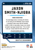 2024 Jaxon Smith-Njigba Panini Donruss Optic THREADS BLUE HYPER PRIZM JERSEY #DTB-JSN Seattle Seahawks