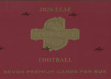 2026 Leaf Spectacular Football Hobby, 3 Box Case