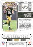 2022 Aaron Rodgers Panini Contenders Optic BLUE PRIZM 65/99 #23 Green Bay Packers