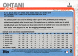 2019 Shohei Ohtani Topps Chrome #1 Los Angeles Angels 10