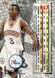 1996-97 Allen Iverson Fleer Metal ROOKIE RC #201 Philadelphia 76ers