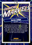 2026 Aaron Judge Panini Donruss DIAMOND MARVELS PURPLE LASER 3/15 #18 New York Yankees