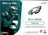 2020 Miles Sanders Panini Absolute TOOLS OF THE TRADE AUTOGRAPH DUAL JERSEY AUTO 70/99 #TTD-13 Philadelphia Eagles