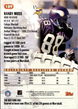 1998 Randy Moss Topps Stadium Club ROOKIE RC #189 Minnesota Vikings
