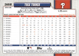 2026 Trea Turner Topps SERIES ONE BUNNY VARIATION #322 Philadelphia Phillies