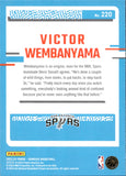 2023-24 Victor Wembanyama Panini Donruss RATED ROOKIE RC #220 San Antonio Spurs