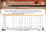 2015 Madison Bumgarner Topps SERIES 1 BATTING SP PHOTO VARIATION #20 San Francisco Giants