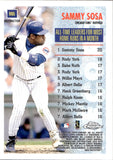 1999 Sammy Sosa Topps Chrome RECORD NUMBERS REFRACTOR #RN5 Chicago Cubs