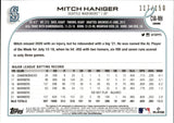 2022 Mitch Haniger Topps Chrome BLUE RAYWAVE REFRACTOR AUTOGRAPH 117/150 AUTO #CVA-MH Seattle Mariners
