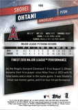 2019 Shohei Ohtani Topps Finest #100 Anaheim Angels 1