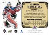 2020-21 Patrick Roy Upper Deck Stature CENTURY MOMENTOUS RED 29/75 #CM-13 Colorado Avalanche