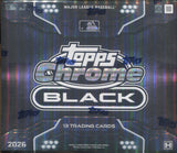 2026 Topps Chrome Black Baseball Hobby, Box *RELEASES 4/29*