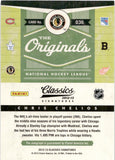 2012-13 Chris Chelios Panini Classics Signatures THE ORIGINALS AUTOGRAPH 16/100 AUTO #36 Chicago Black Hawks