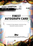 2024 Rodney Hampton Topps Finest AUTOGRAPH AUTO #FA-RH New York Giants