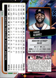 2024 Yordan Alvarez Topps Cosmic Chrome PURPLE NEBULA REFRACTOR 44/150 #182 Houston Astros *JERSEY NUMBER*