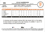 2024 Kyle Harrison Topps Chrome GREEN RAYWAVE REFRACTOR ROOKIE 19/99 RC #191 San Francisco Giants