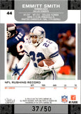 2007 Tony Dorsett Emmitt Smith Topps Co-Signers CHANGING FACES GOLD 37/50 #44 Dallas Cowboys