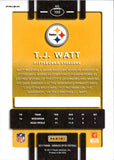 2017 T.J. Watt Panini Donruss Optic RED YELLOW PRIZM ROOKIE RC #122 Pittsburgh Steelers