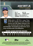 2022 Bobby Witt Jr. Topps Stadium Club RED FOIL ROOKIE RC #2 Kansas City Royals