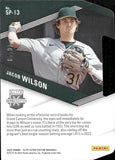 2023 Jacob Wilson Panini Elite Extra Edition SPELL BOUND ORANGE DIE CUT 20/99 #SP-13 Oakland A's