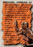 1996-97 Michael Jordan Fleer HARDWOOD LEADER #123 Chicago Bulls