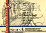 2001 J.D. Drew Fleer Platinum RC NATIONAL PATCH TIME GAME-WORN JERSEY St. Louis Cardinals