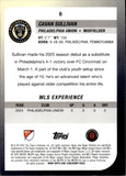 2025 Cavan Sullivan Topps Chrome MLS ROOKIE RC #6 Philadelphia Union 2
