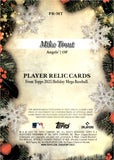 2025 Mike Trout Topps HOLIDAY MEGA BAT RELIC #PR-MT Los Angeles Angels