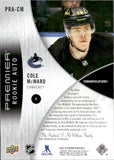 2023-24 Cole McWard Upper Deck Premier ROOKIE AUTO JERSEY 85/99 RC AUTOGRAPH #PRA-CM Vancouver Canucks