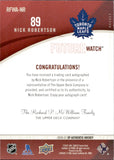 2020-21 Nick Robertson Upper Deck SP Authentic RETRO FUTURE WATCH ROOKIE AUTOGRAPH 42/99 RC AUTO #RFWA-NR Toronto Maple Leafs