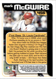 2000 Mark McGwire Topps Chrome SEASON HIGHLIGHTS REFRACTOR #456 St. Louis Cardinals