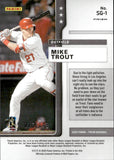 2020 Mike Trout Panini Prizm STAR GAZING RED DONUT HOLE PRIZM 16/149 #SG-1 Los Angeles Angels