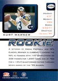 1999 Kurt Warner Donruss Leaf Rookies & Stars ROOKIE RC #288 St. Louis Rams