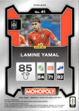 2026 Lamine Yamal Panini Monopoly Prizm FIFA World Cup FOUR CORNERS BLUE WAVE PRIZM #41 SPAIN
