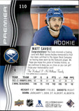 2023-24 Matt Savoie Upper Deck Premier ROOKIE JERSEY RC #110 Buffalo Sabres