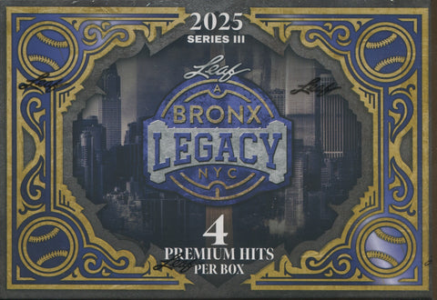 2025 Leaf Bronx Legacy Baseball Hobby, Box *RELEASES 10/29*