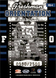 1999 Kurt Warner Donruss Leaf Rookies & Stars FRESHMAN ORIENTATION ROOKIES 980/2500 RC #FO-4 St. Louis Rams