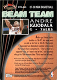 2007-08 Andre Iguodala Topps Stadium Club BEAM TEAM RETRO JERSEY RELIC #BTR-AIG Miami Heat