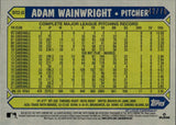 2022 Adam Wainwright Topps SERIES TWO SILVER PACK CHROME 1987 DESIGN PURPLE MOJO REFRACTOR 42/75 #T87C2-35 St. Louis Cardinals