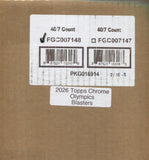 2026 Topps Chrome US Olympic & Paralympic Hopefuls Blaster, 40 Box Case