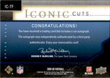 2009 Tom Fears Upper Deck ICONIC CUTS AUTOGRAPH 20/70 CUT AUTO #IC-TF Los Angeles Rams
